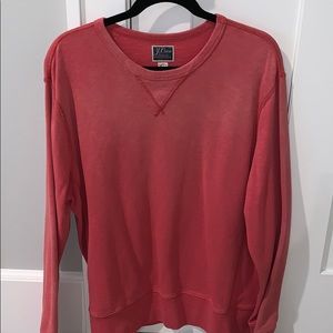 Light Red J-Crew Crewneck